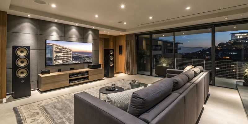 Surround Sound Installation detail